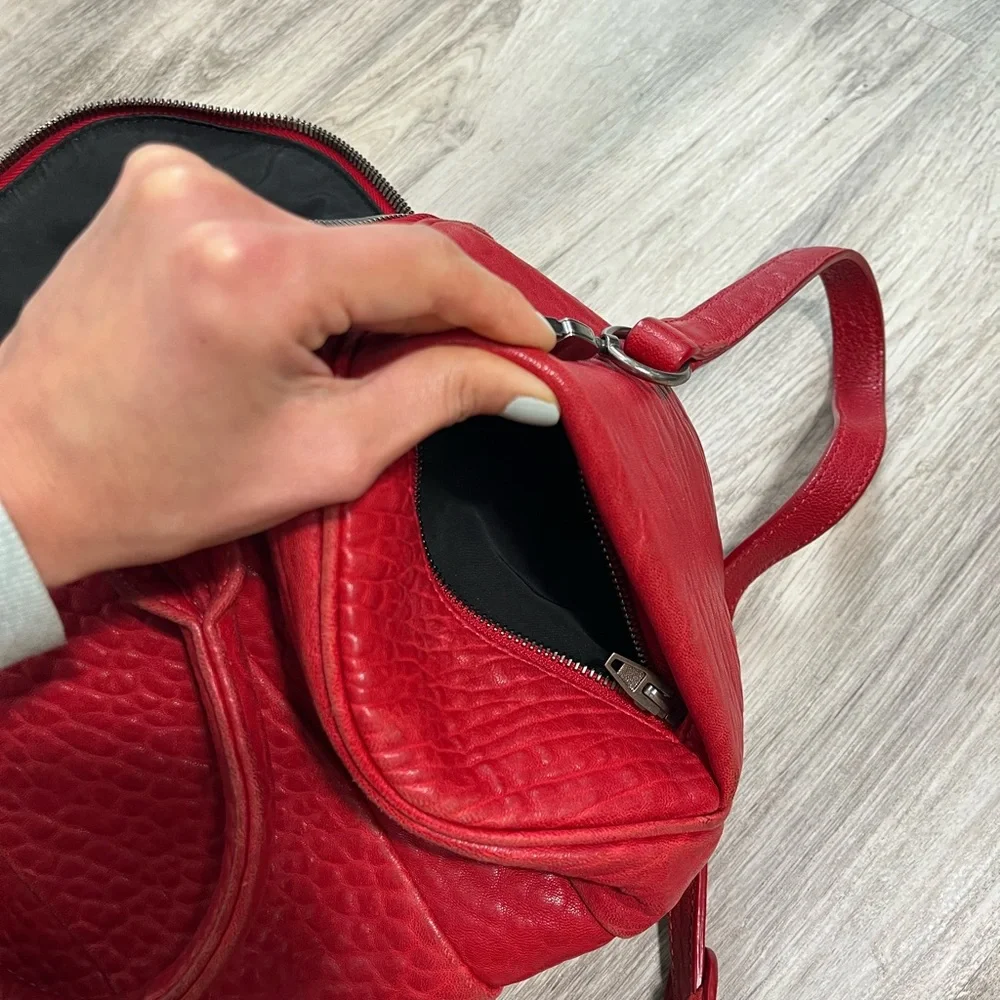 Alexander Wang Red Rockie Crossbody Satchel Bag - Picture 13 of 16